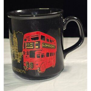 VTG STL England London Souvenir Mug The Kings Gaurd AEC Routemasters Coffee Tea